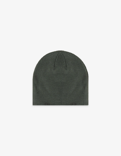 Army Green Heavy Ripped Beanie