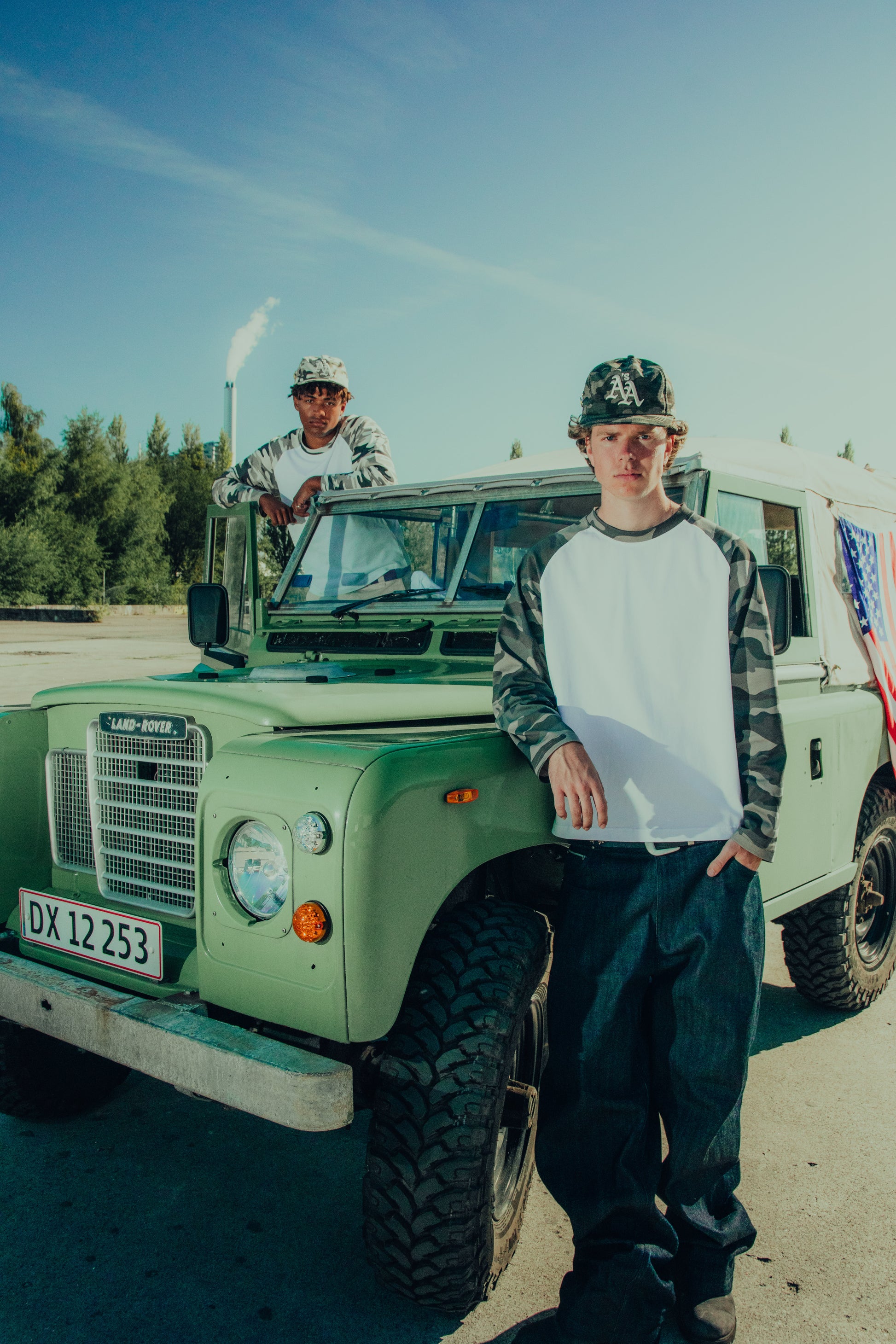 Woodland camo long sleeve