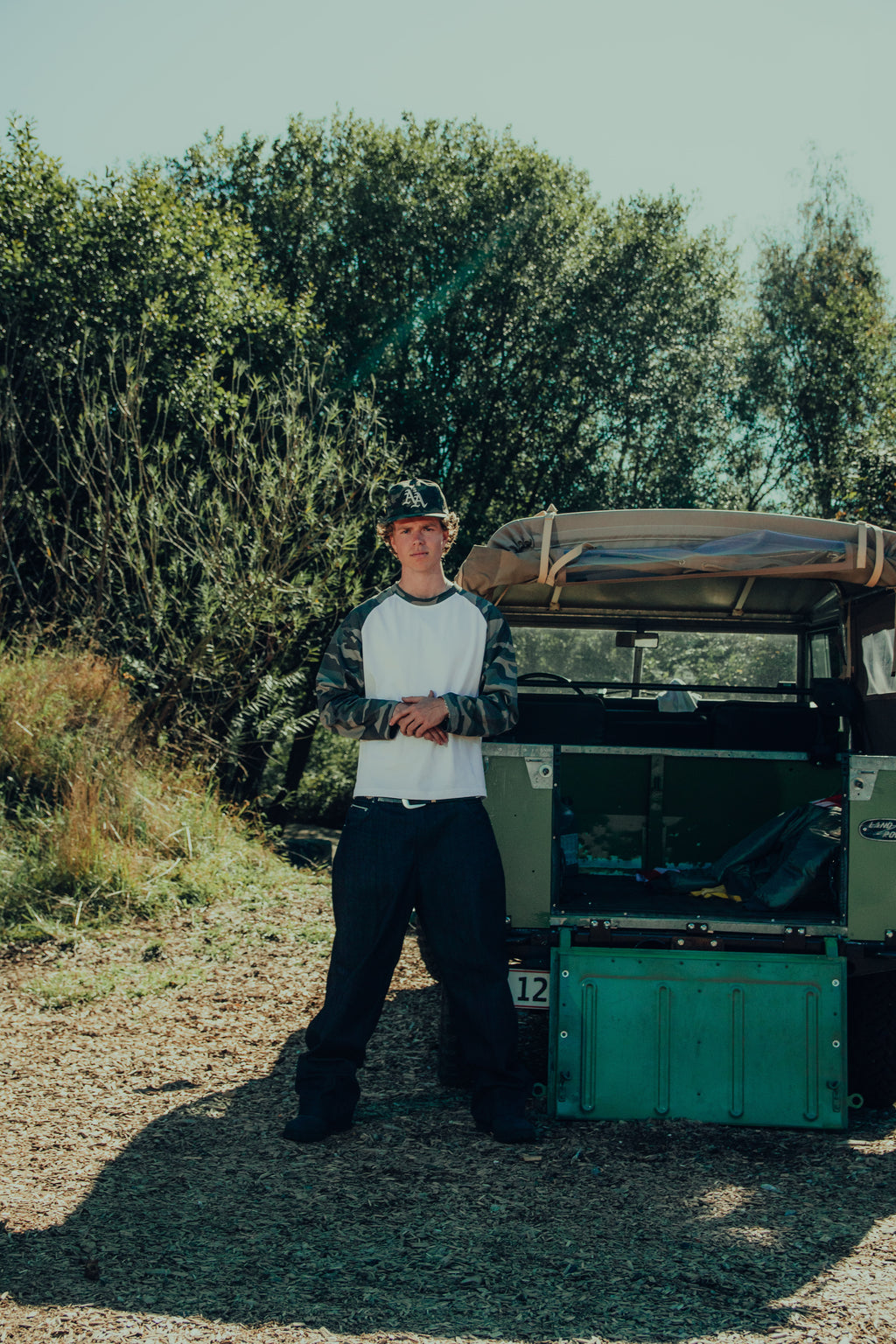 Woodland camo long sleeve