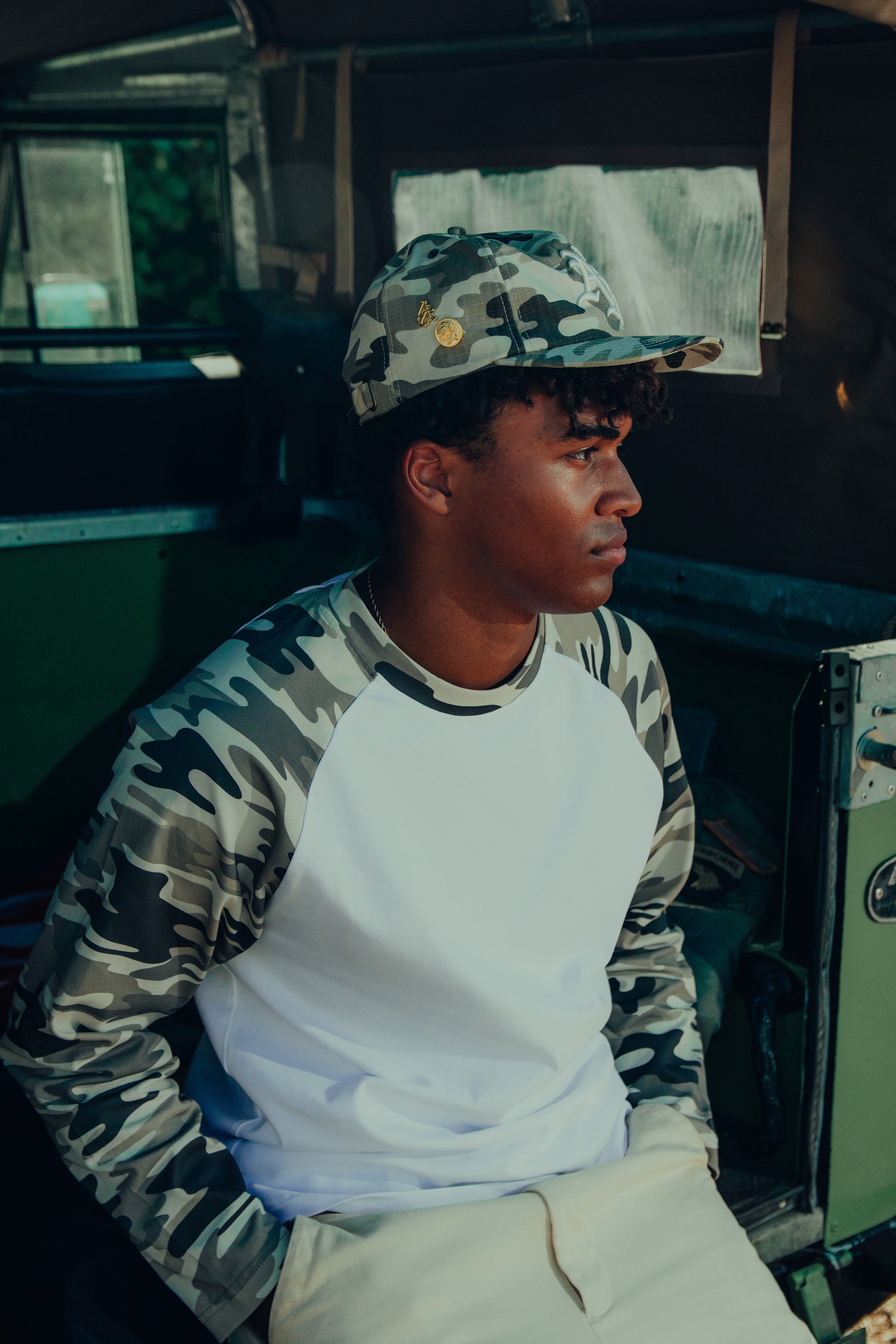 Desert camo snapback