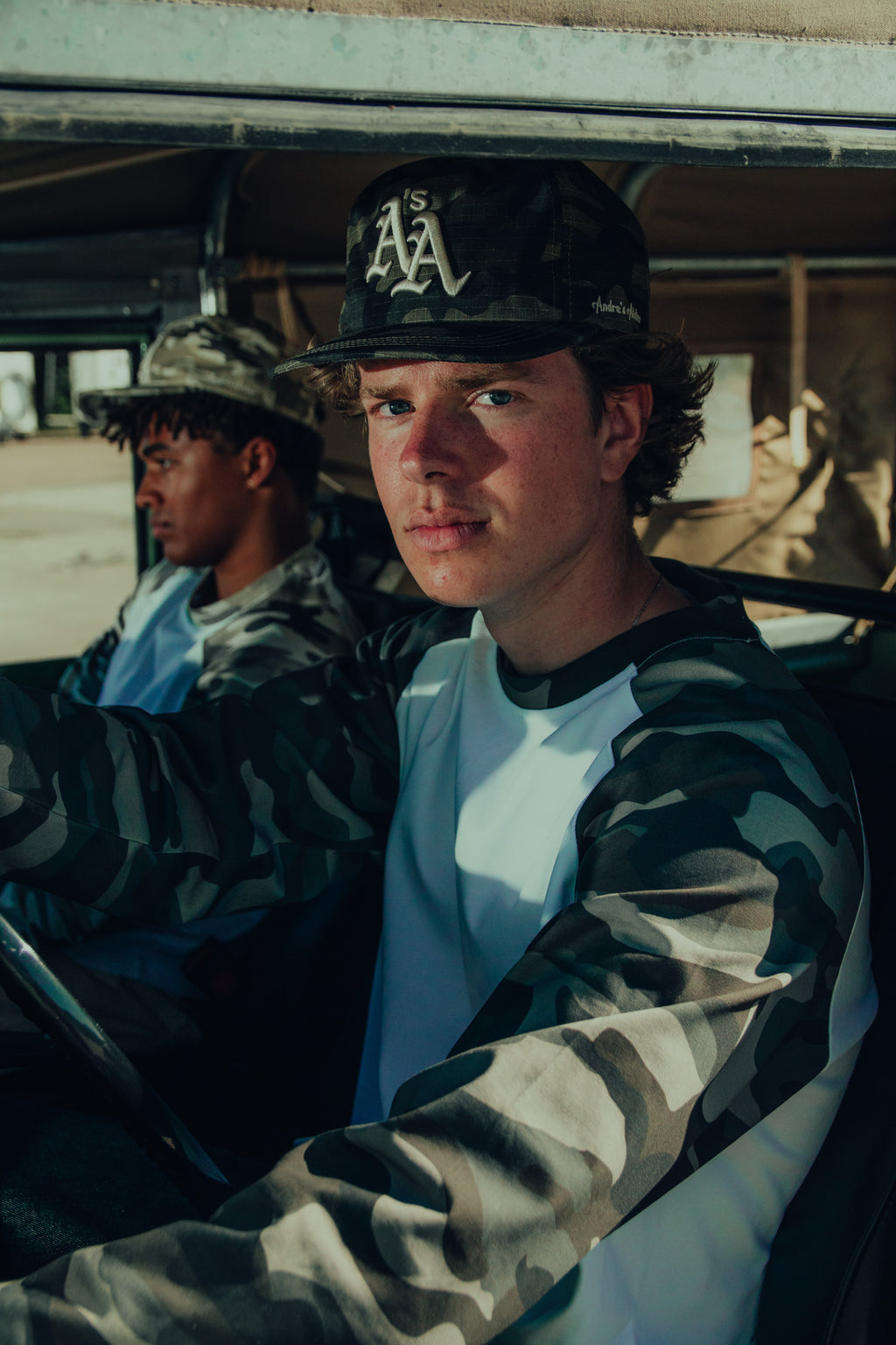 Woodland camo long sleeve