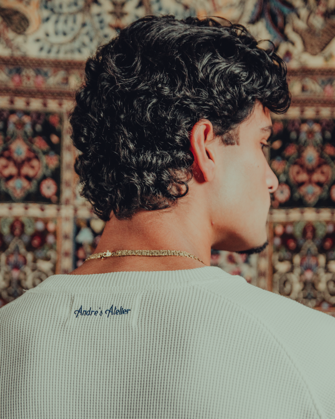 Raglan waffle/knit L/S