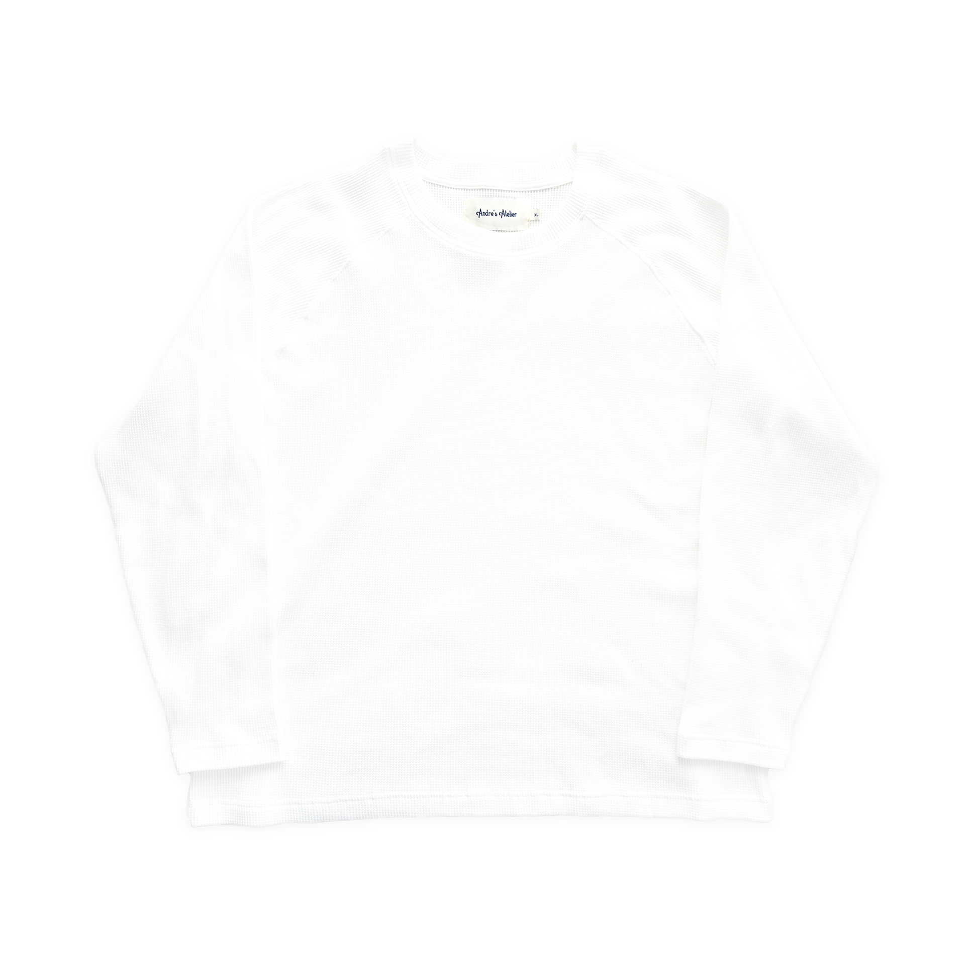 Raglan waffle/knit L/S