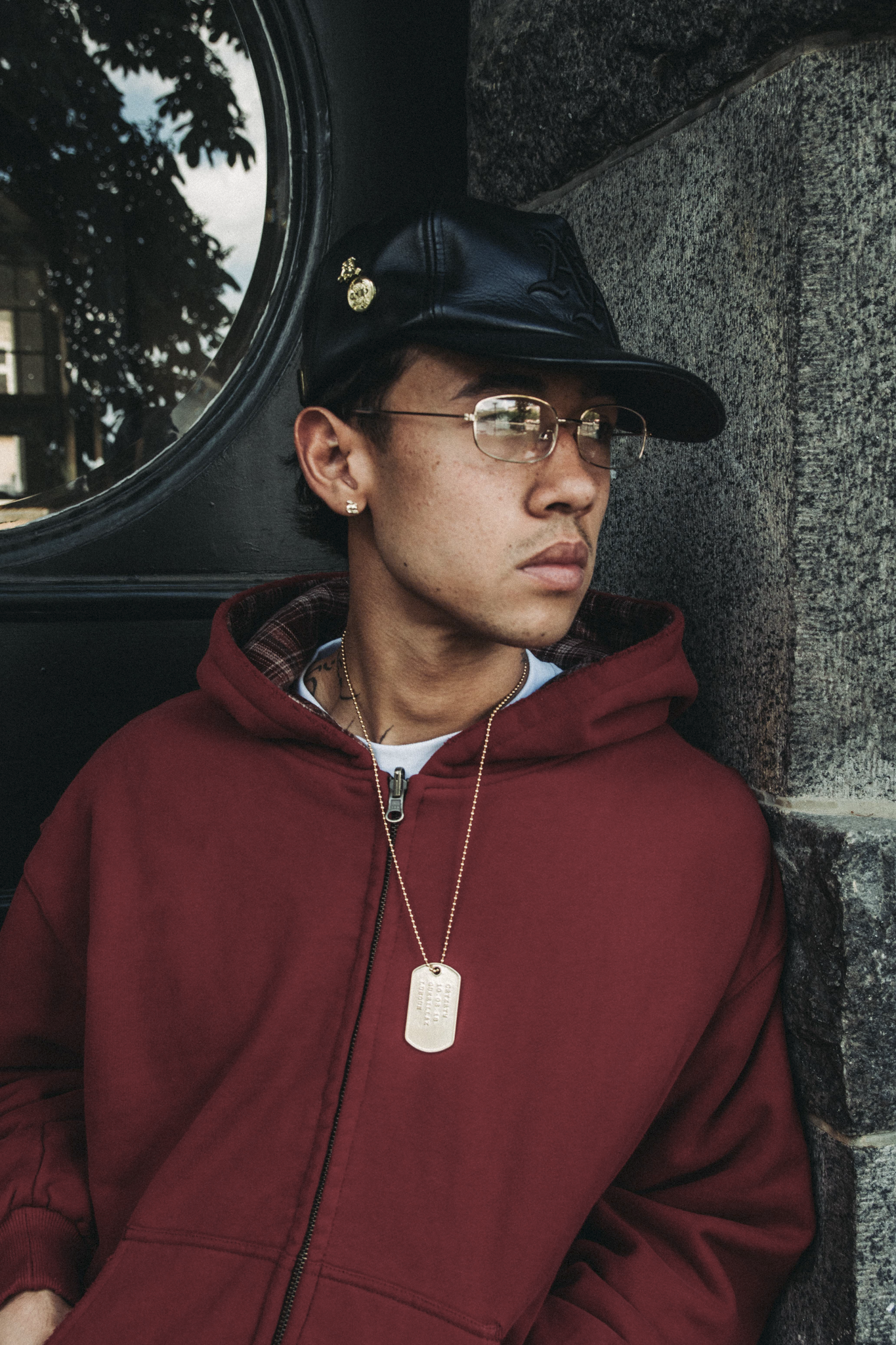 Reversible Plaid Zip Hoodie